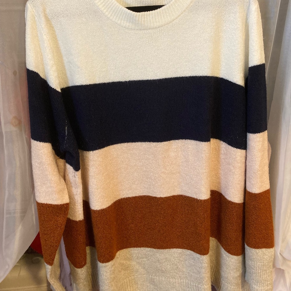Ava and Viv color block sweater